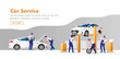 © faber14 - Car service and repair. Vector illustration.