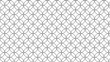 Black and White Overlapping Circles Pattern Background Vector Illustration
