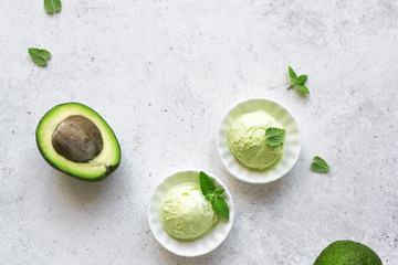 Canvas Print - Avocado Ice Cream