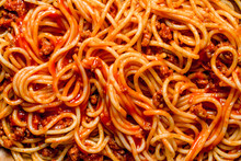 Spaghetti With Bolognese Sauce.