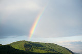 Fototapeta Tęcza - rainbow over baikal lake