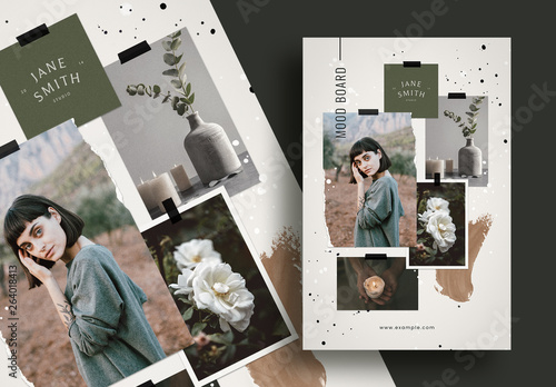 Download Natural Crafty Moodboard Mockup Buy This Stock Template And Explore Similar Templates At Adobe Stock Adobe Stock PSD Mockup Templates