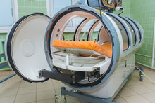 Pressure Chamber. The Method Of Treatment Of Hyperbaric Oxygenation.
