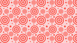 Red Concentric Circles Background Pattern Vector Graphic