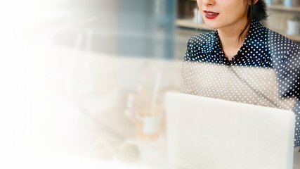 Wall Mural - female office worker