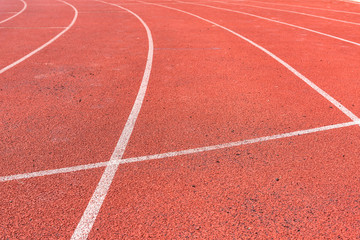 Canvas Print - Track and field sports venues of the runway