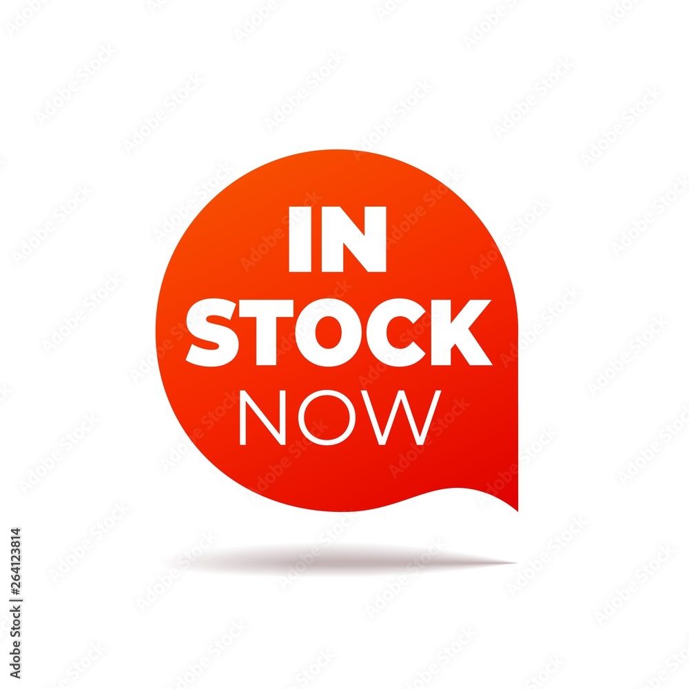 Red Vector Banner speech bubble on white background. Stock Vector ...