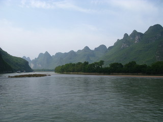 Wall Mural - Guilin Yangshuo Cruise on Li river, China