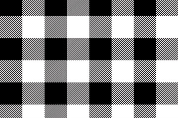Wall Mural - black gingham pattern background.texture from rhombus.vector illustration.eps-10.