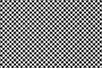 Wall Mural - black gingham pattern background.texture from rhombus.vector illustration.eps-10.