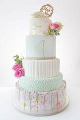 Wedding cake isolated