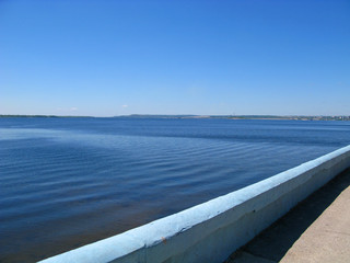 Wall Mural - Saratov, Russia, Volga river