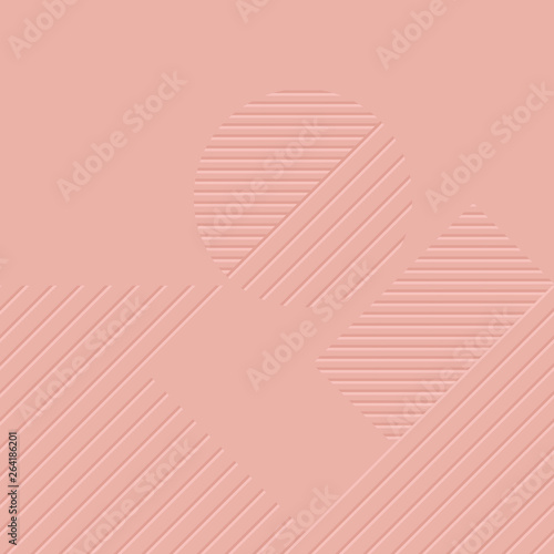 Pale rose geometric vector ...