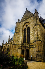 Wall Mural - Dinan is a small and attractive city in Brittany, France