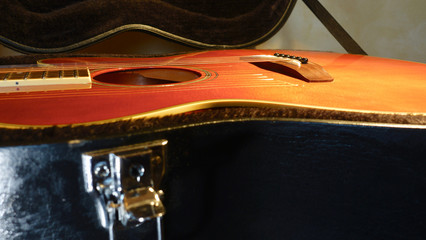 guitar  . closeup