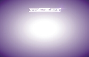 Wall Mural - artificial intelligence automation technology background. augmented reality vector design. vector ep