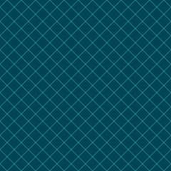  Digital diagonal grid seamless pattern vector, simple and flat design, minimalist style, blue color.