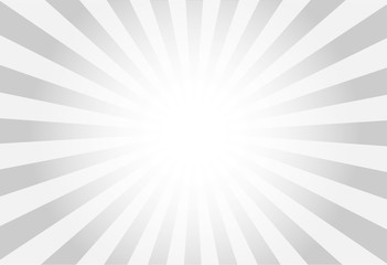 vector of grey sun burst ray background with blank copy space