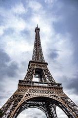 Wall Mural - Eiffel Tower. The Eiffel Tower is the most popular tourist spot in Paris, France.