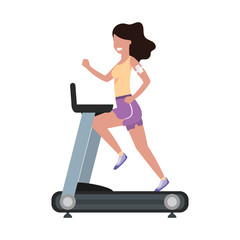 Sticker - fitness exercise cartoon