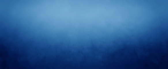 elegant sapphire blue background with white hazy top border and dark black grunge texture bottom bor