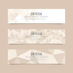 Sticker - Crystal textured background collection