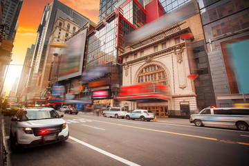 Naklejka na meble New York City Manhattan Skyline, U.S.A.