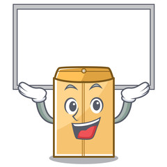 Sticker - Up board mailer envelope in the character shape