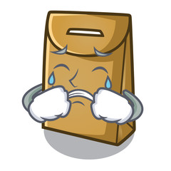 Sticker - Crying paper bag in the cartoon shape