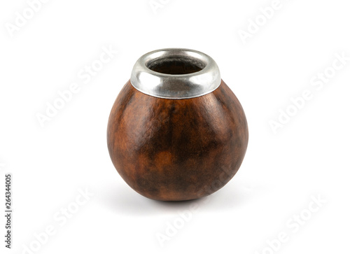 Fotografía Calabash gourd on white background