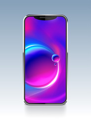 Wall Mural - illustration of abstract graphic for smartphone wallpaper.