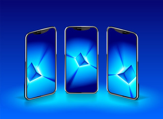 Wall Mural - illustration of abstract graphic for smartphone wallpaper.