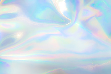 Poster - pastel colored holographic background