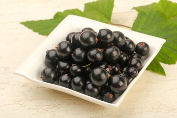 Ripe black currants