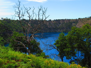 Sticker - Blue Lake in Mount Gambier, Australia