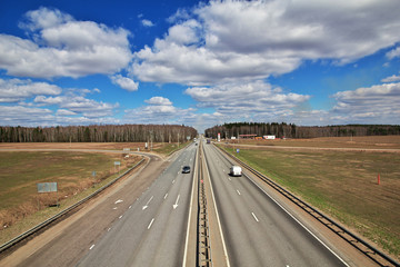 Canvas Print - road of Russia