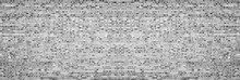 Wide Gray Shabby Brick Wall Texture. Old Masonry Panorama. Brickwork Panoramic Retro Grunge Background
