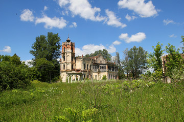 Wall Mural - Ruins old manor house, Russia