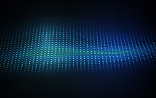 Music Abstract Background Blue. Equalizer For Music, Showing Sound Waves With Music Waves, Music Background Equalizer Vector Concept.