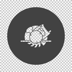 Sticker - Circular saw icon