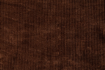 dark chocolate brown corduroy close-up
