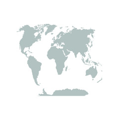  World map. To navigate. Vector illustration.