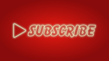 Subscribe Neon Banner