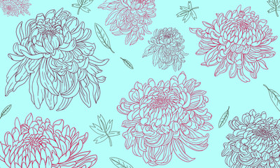  Chrysanthemum Pattern 002