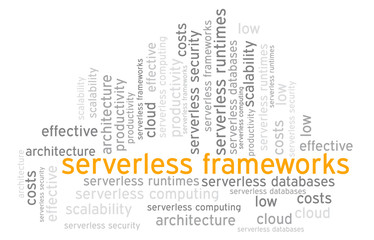 Word cloud: the serverless technologies