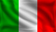 © Andrey Prokhorov - Waving Italian flag, the flag of Italy, vector illustration