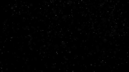 Flickering Particles, random motion of particles.On beatiful relaxing Background. Glittering Particles With Bokeh