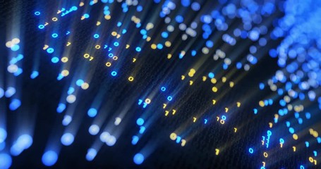 Wall Mural - big data cloud computing internet of things iot ai network technology. seamless loop 4k vj backgroun