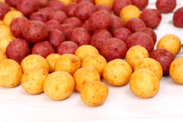 Canvas Print - fried sweet potato at street food