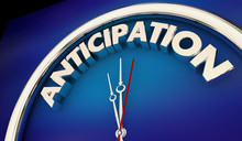 Anticipation Eagerly Awaited Countdown Clock Time 3d Illustration